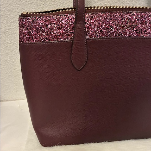 WAS $150 Kate Spade Flash Glitter tote - Picture 3 of 13